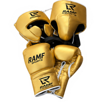 Ensemble d'équipement de boxe Pro Winning BOXING Gloves, blanc, 10oz, 12oz, 14oz, 16oz, personnalisable, avec sangles à lacets, en cuir véritable