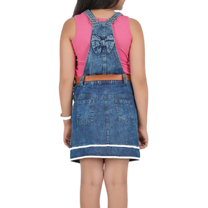 จั๊มสูทเดนิมคุณภาพสูงทรงลำลองสำหรับเด็กผู้หญิง ปี 2025 ราคาโรงงาน จั๊มสูทเดนิมระบายอากาศได้ดีสำหรับเด็กผู้หญิง - Product Image 2