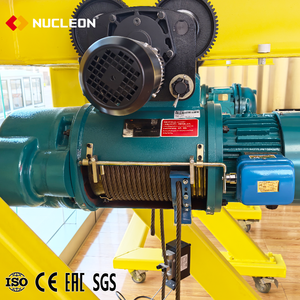 NUCLEON Thương hiệu Đức động cơ điện Wire Rope <span class=keywords><strong>hoist</strong></span> 0.5ton 1ton <span class=keywords><strong>2ton</strong></span> 3ton 5 tấn 10ton cho nâng và vận chuyển vật liệu - Product Image 3