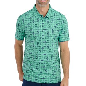 Camisa Polo de Golf de Rendimiento Transpirable para Hombre, Sublimación de Tinte de Alto Grado a Medida, Poliéster de Secado Rápido - Product Image 4