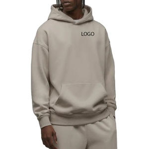 Sweat-shirt à capuche pour homme de qualité supérieure respirant à prix d'usine 2026 / Sweat-shirt à capuche surdimensionné à blocs de couleur personnalisé avec logo pour homme, vêtements de rue - Product Image 1