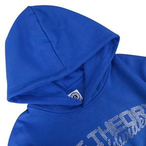 Sweats à capuche pour hommes pas cher polaire unisexe sweat à capuche personnalisé impression de strass - Product Image 3