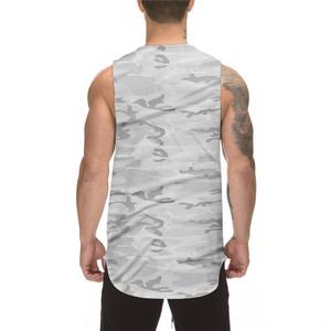 Camiseta sin Mangas para Hombre, Ecológica, de Poliéster, Ligera, Transpirable, para Gimnasio y Fitness, con Logotipo Personalizado, Proveedor OEM - Product Image 2