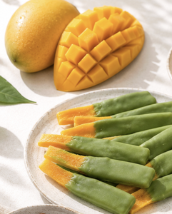 Bandes de mangue de qualité supérieure avec chocolat au matcha pour la vente en gros - Product Image 1