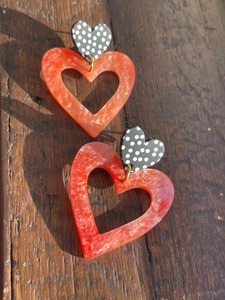 Pendientes de Resina Negro Intenso, Pendientes de Resina de Color Sólido, Pendientes de Resina con Acabado Liso, Artículo de Venta al por Mayor de Fábrica Personalizado, Utiliza Resina - Product Image 6