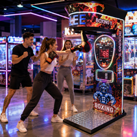 Jeux de boxe d'arcade à pièces, équipement d'entraînement, mesure électronique des coups, machine de jeu de boxe d'arcade, support de frappe