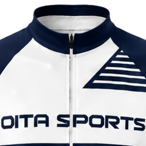 Navy Blue White <b>Cycling</b> Jersey <b>Shorts</b> Set <b>Short</b> Sleeve Full Zip Quick Dry <b>Padded</b> Bicycle Racing Team Training Performance Sports - Product Image 3