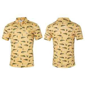 เสื้อโปโลพิมพ์ลายซับลิเมชั่นแฟชั่นฤดูร้อนสำหรับผู้ชายคุณภาพสูงสีสันสดใส น้ำหนักเบา ทันสมัย - Product Image 6