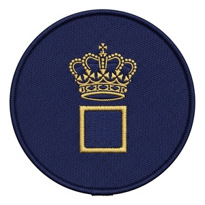 Écusson rond en tissu bordeaux brodé avec étoile et couronne maçonniques, motif lingot d'or, pour insignes de franc-maçonnerie, emblème d'uniforme et vêtements fraternels - Product Image 6