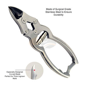 Cortauñas Curvo de Acero Inoxidable Profesional, Resistente, para Podología, Cortador de Uñas Quirúrgico para el Cuidado del Bebé - Product Image 2