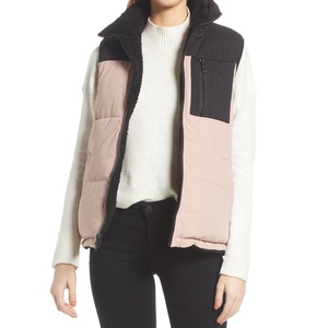 Chaleco Acolchado de Lona para Mujer, con Logotipo Personalizado, Cálido para Invierno, Impermeable, Transpirable, Resistente al Viento, Ecológico, Reversible, de Alta Calidad - Product Image 1