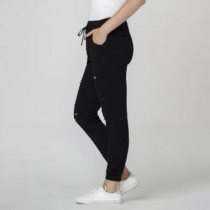 Pantalon de survêtement personnalisé pour femme, taille haute, en coton, style cargo, grandes tailles, écologique, imperméable, respirant, streetwear, OEM ODM, vente en gros - Product Image 3