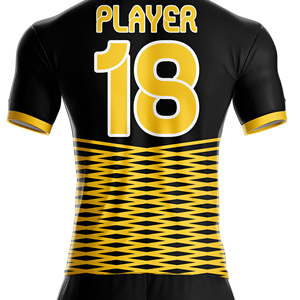 Ensemble de maillots de football personnalisés, tenue de football durable en polyester, vêtements d'équipe, fabricant de vêtements de sport en gros OEM ODM, usine de football - Product Image 5