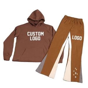 Conjunto Deportivo de Pantalones Deportivos Holgados con Capucha y Cremallera Personalizados de Algodón, Chándal de Invierno para Correr, Talla Grande, Color Sólido, Haus Industries - Product Image 1