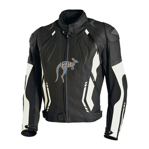 Leather <b>Racing</b> <b>Jackets</b> for Motorbikes Premium Quality Kangaroo Cowhide Milled Made in Pakistan Motorbike Wear Perforated - Product Image 5
