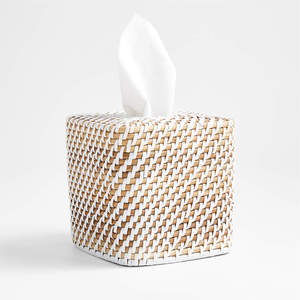Top selling eco friendly woven rattan napkin holder box cover paper tissue <b>boxes</b> <b>cheap</b> price - Product Image 5