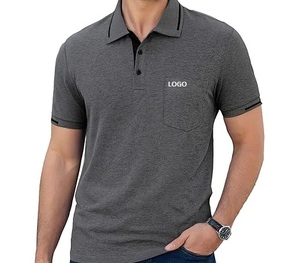 Chemise Homme Grande Taille Manches Courtes Haute Qualité 100% Coton Tissu Tricoté Personnalisable Vente en Gros - Product Image 2