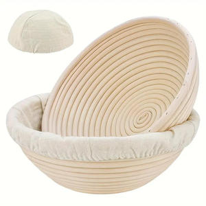 Panier de levage rond classique en rotin pour la production de pain au levain et de pain rustique, banneton en gros de l'usine du Vietnam - Product Image 2