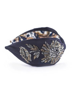 Serre-tête tendance brodé de perles roses, nouveau design 2024, perles de verre, taille personnalisée pour femme, idéal pour les soirées et les événements. - Product Image 6