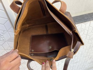 Latest Designer 2026 Genuine Leather Tote <b>Bag</b> Stylish Purse Real Leather Hot Sale Designer Big Size <b>Bags</b> for Women's Multi Use - Product Image 6