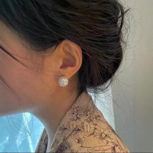 Pendientes de Perlas de Oro de 18K con Estilo Tejido, Elegantes y Delgados, con Borla Larga y Brillante Natural, Accesorio de Joyería, Venta Directa de Fábrica - Product Image 4