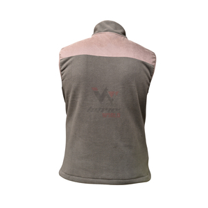 Gilet en polaire à col montant et fermeture éclair pour homme, style décontracté automne, color block, pour la chasse - Product Image 2