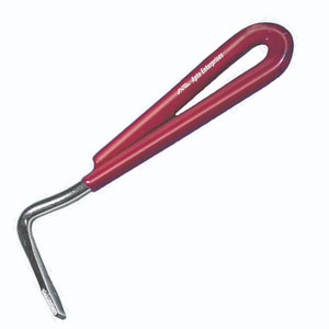 Raspador de Pezuñas de Acero Inoxidable Duradero, Fácil de Usar, con Agarre Cómodo, Color Rojo, Esencial para el Cuidado del Caballo, Reutilizable - Product Image 4