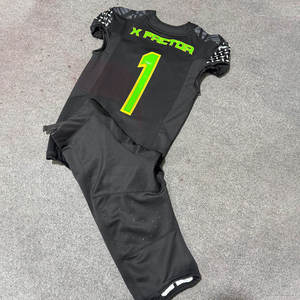OEM Wholesale Team Adult Sublimation Printing Football Uniforms Youth Set Lightweight Fabric V-<b>Neck</b> Team Wear Football Jersey - Product Image 4