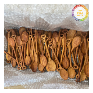 Cuchara de madera con mango en forma de corazón, cuchara de madera con mango de corazón para amantes de la cocina, regalos para mujeres - CARYLN - Product Image 1