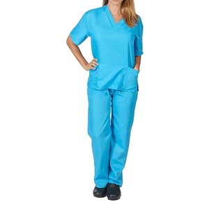 Vêtements médicaux ergonomiques respirants en mélange de coton supérieur, tenue de soins infirmiers moderne, vêtements de travail confortables, uniforme d'hôpital - Product Image 2