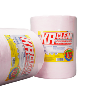 ผ้าเช็ดทำความสะอาดอุตสาหกรรม Krclean เป็นมิตรกับสิ่งแวดล้อม รับผลิตแบบ OEM ODM โรงงานเวียดนาม ผ้าเช็ดทำความสะอาดห้องปลอดเชื้อสีขาวแบบไม่ถักทอ ขนาด 30x30 ซม. 320 แผ่น - Product Image 1