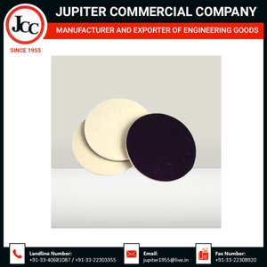 Disques abrasifs Jupiter Commercial Company, forme disque, avec support auto-agrippant, tampons de polissage en feutre pour applications sur meuleuse d'angle - Product Image 2