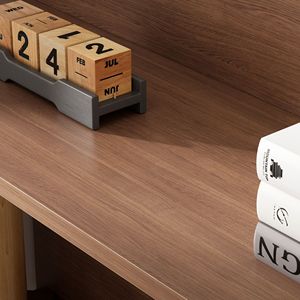 Librero de Madera Rústico Marrón de 4 Niveles, Retráctil y Giratorio, para Esquina, para Almacenamiento de CDs, Películas y Libros - Product Image 6