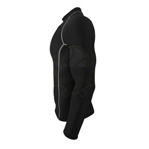 Camiseta Deportiva de Compresión de Manga Larga para Hombre, Impresión por Transferencia de Calor, Ecológica, Transpirable, de Secado Rápido, Spandex y Poliéster - Product Image 4