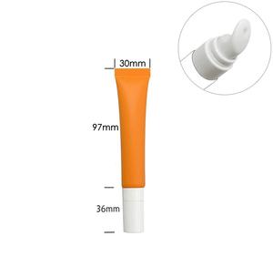 Tubo de PE Morado Brillante para Envasado de Cosméticos, Crema para Ojos, Masaje Facial, con Tapa de Bola Rodante de Acero Inoxidable - Product Image 5