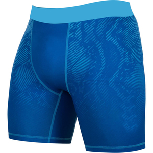 Leggings de sport pour hommes à séchage rapide, à compression, taille mi-haute, pour la course, la gym et le fitness, avec effet délavé et décorations, prix très abordable - Product Image 1