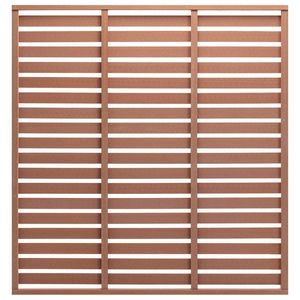 Panel de Cercado WPC Marrón de 70.9"x70.9" para Muebles de Patio - Product Image 1