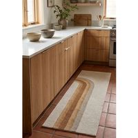 Hot Sale Modern Machine Made Extra Thick Non-Slip Runner Rug Abstract Arch Pattern Wool Cotton Hallway Carpet Contemporary