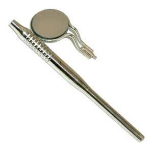 Espejo Bucal Dental de Alta Calidad con Recubrimiento de Rodio, Superficie Frontal de Acero Inoxidable, Instrumento de Seguridad Estándar, Grado Médico - Product Image 3