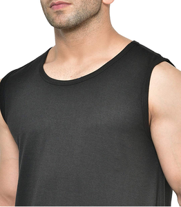 เสื้อกล้ามสำหรับผู้ชายเสื้อออกกำลังกายฟิตเนสเล่นกีฬาเนื้อนุ่มโลโก้ได้ทุกวัน - Product Image 6