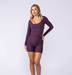 Ropa Deportiva, Camiseta Ajustada de Manga Larga para Mujer, Camiseta Deportiva para Mujer, Camisetas Deportivas para Mujer, Tops de Yoga Ajustados - Product Image 5