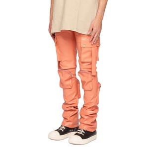 กางเกงหนังสเวตเตอร์ผู้ชายทรงตรงโค้งแบบปรับแต่งได้ - Product Image 3