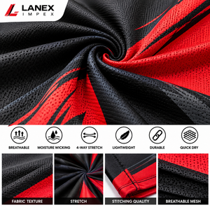 Custom <b>Rugby</b> Uniform Set for Men with Sublimated Design Breathable Polyester Fabric Lightweight Sports Jersey & <b>Shorts</b> for Team - Product Image 5