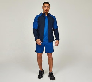 Veste coupe-vent d'hiver Tri Pro Sports Vintage à blocs de couleurs imprimés, col montant, fermeture éclair, respirante, légère, en polyester, unisexe - Product Image 3