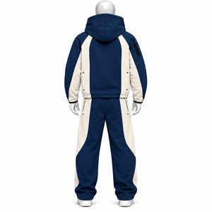 Ensemble de survêtement imprimé à capuche pour homme, style streetwear automne, respirant, léger, coupe-vent, logo personnalisable AMSEC INDUSTRY - Product Image 2