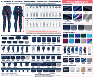 Leggings de Gimnasia y Pantalones Ajustados de Alto Rendimiento |   Bloques de Color Azul - Seis Colores |   Fabricante de Ropa Deportiva | - Product Image 6