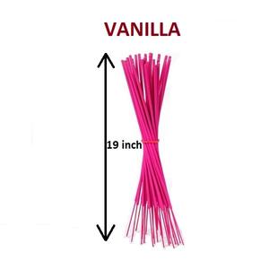 Bâtonnets d'encens parfumés à la vanille de 19 pouces Matériau en bois Fourniture en vrac d'exportation mondiale disponible en couleur rose - Product Image 1