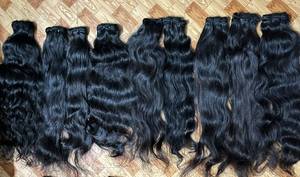 Extensiones de Cabello Natural Indio Remy Virgen, Tejido a Máquina, Ondulado Suelto, 18 Pulgadas, Cabello Humano Adecuado para Peinado - Product Image 3