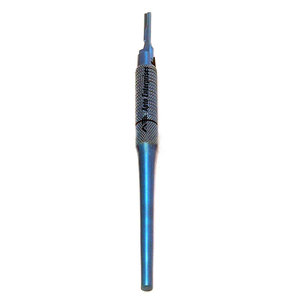 Mango de Bisturí Número 3 con Punta Ajustable, Recubrimiento de Color Azul, Instrumento Quirúrgico para Corte de Precisión, Reutilizable, de Acero Inoxidable - Product Image 4