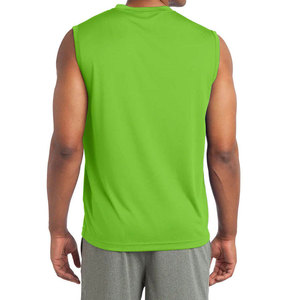 Débardeur sans manches en coton 100% personnalisé avec logo, 200 grammes, pour homme, décontracté, pour l'entraînement, uni - Product Image 5